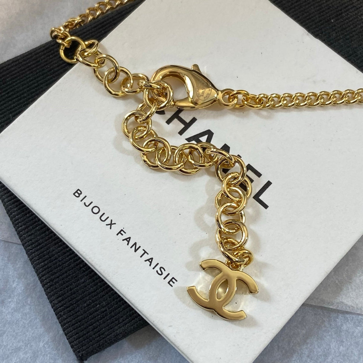 CHANEL Vintage Double-C Necklace