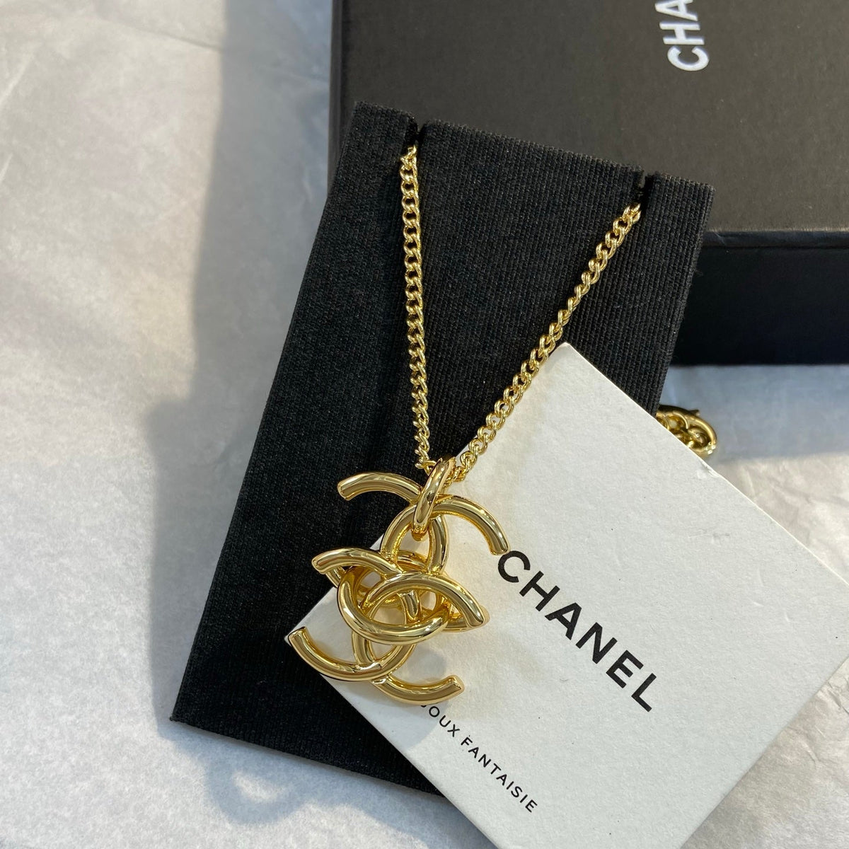 CHANEL Vintage Double-C Necklace