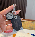 LOUIS VUITTON Logo Bag Charm Keychain
