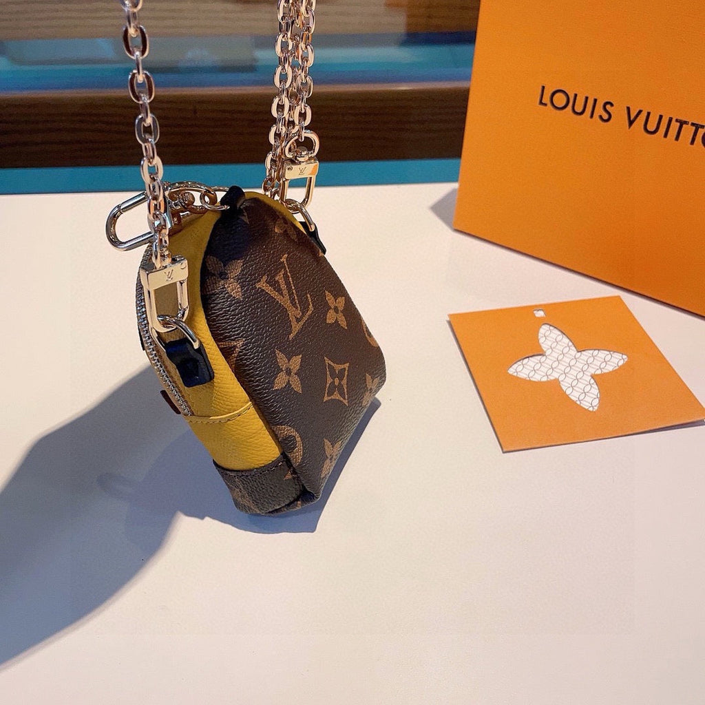 LOUIS VUITTON Metal Logo Mini Bag Bag Charm