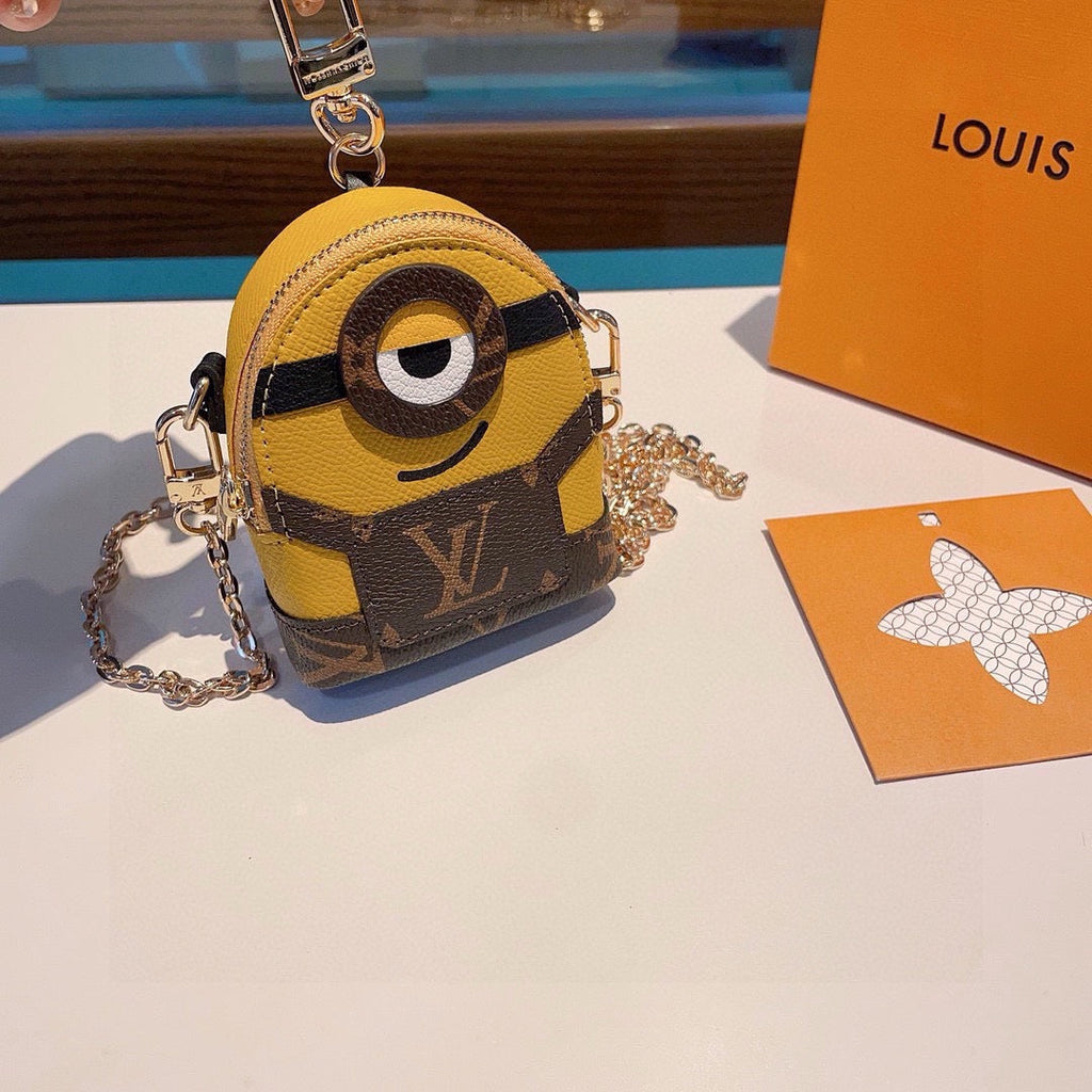 LOUIS VUITTON Metal Logo Mini Bag Bag Charm