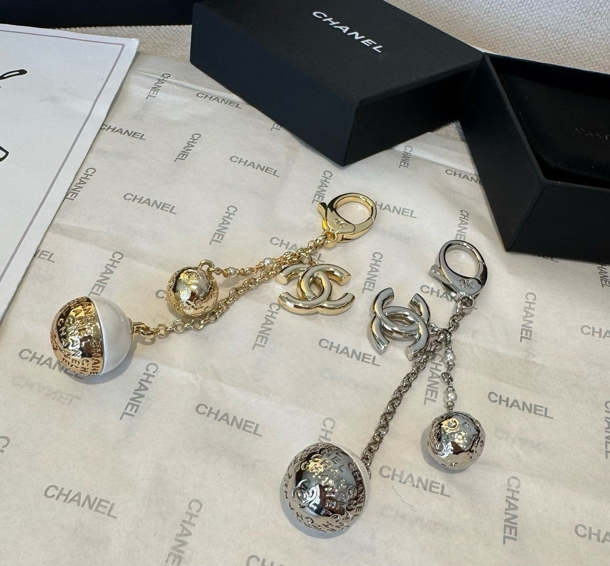CHANEL Bag Charm Keychain