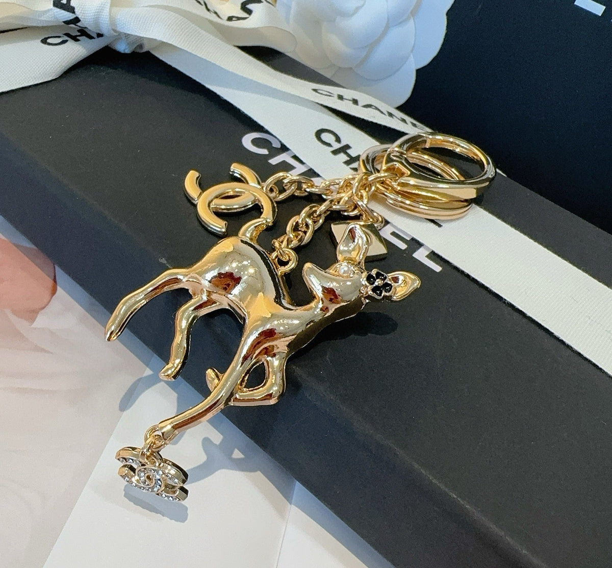 CHANEL Bag Charm Keychain
