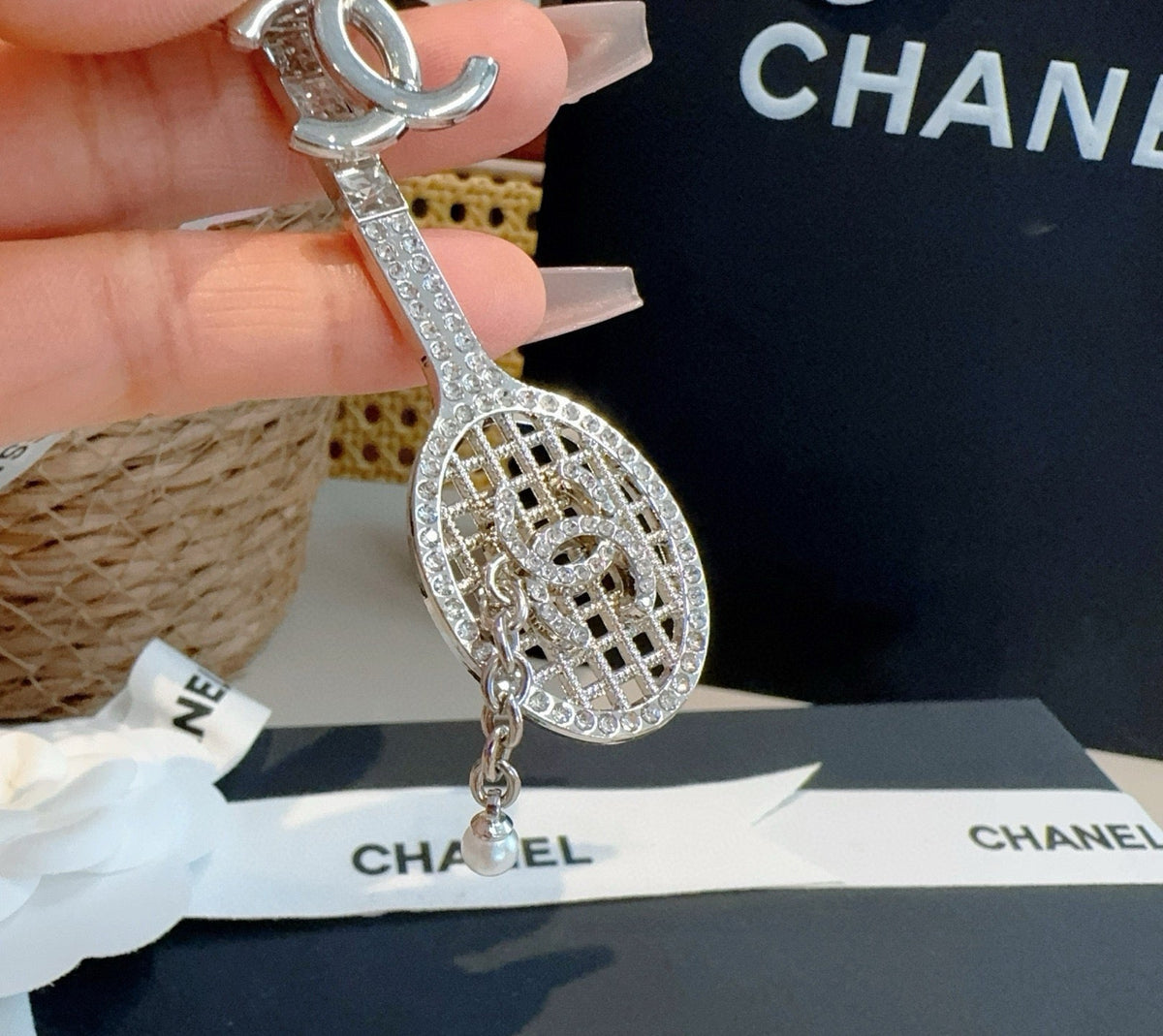 CHANEL Bag Charm Keychain
