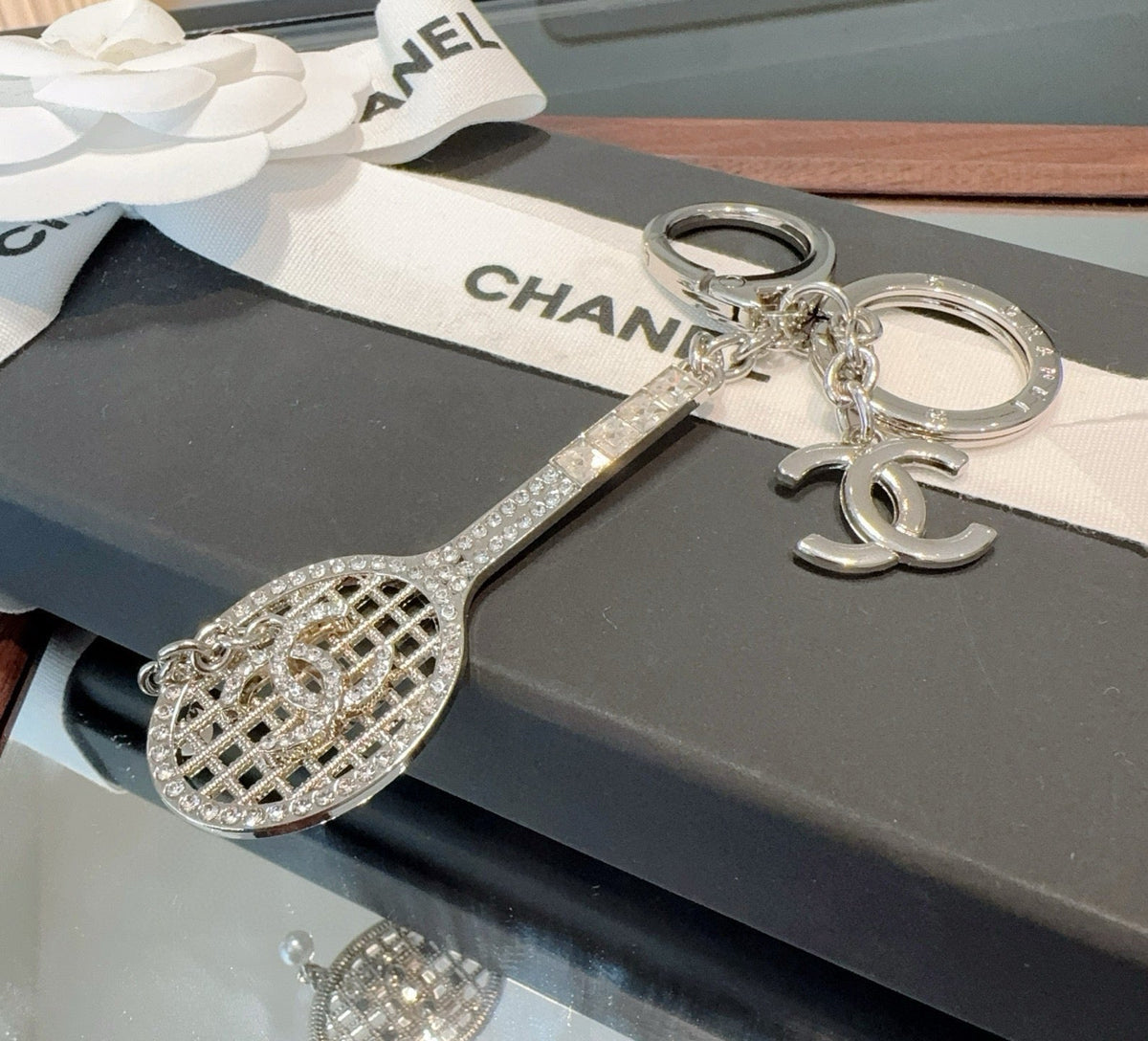 CHANEL Bag Charm Keychain