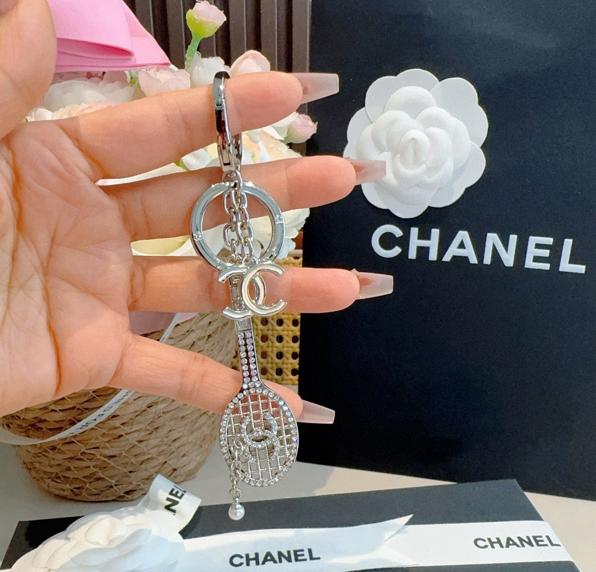 CHANEL Bag Charm Keychain