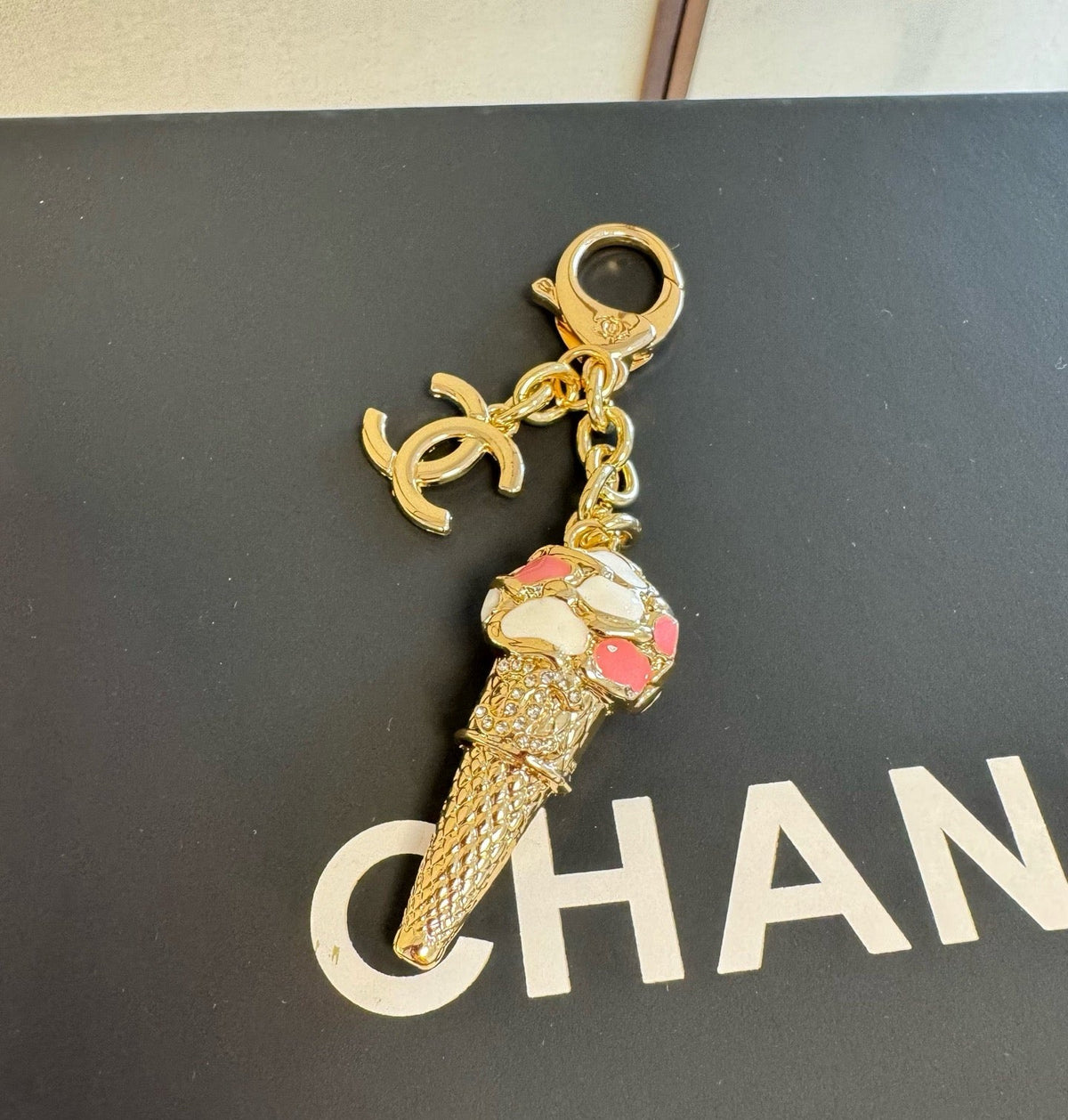 CHANEL Bag Charm Keychain