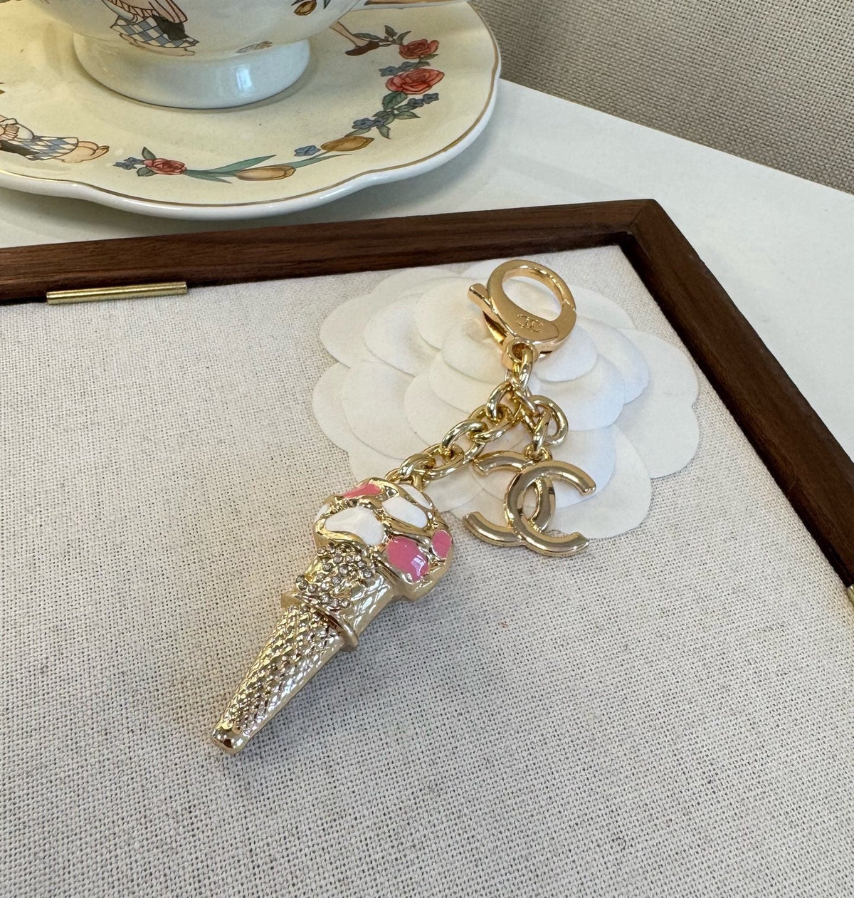 CHANEL Bag Charm Keychain
