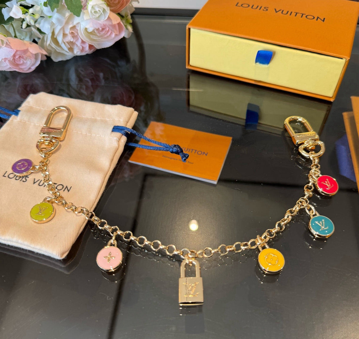 LOUIS VUITTON Keychain Chain