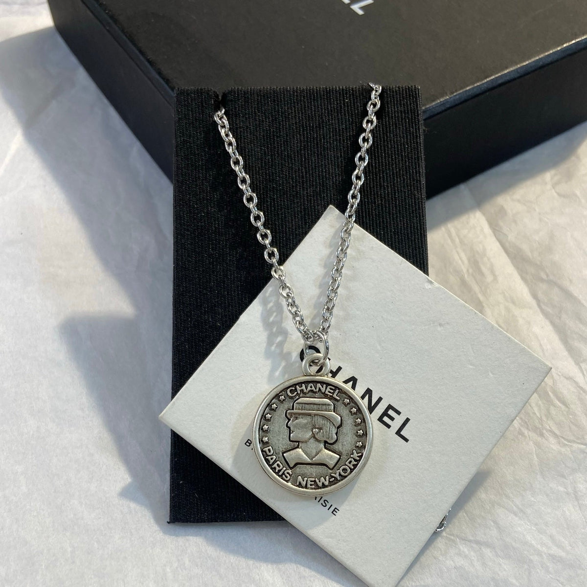 CHANEL Vintage Coin Necklace
