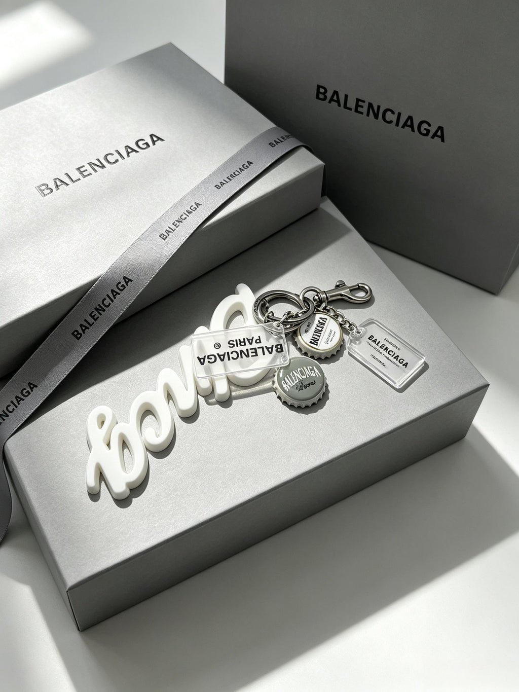 BALENCIAGA Bag Charm Keychain