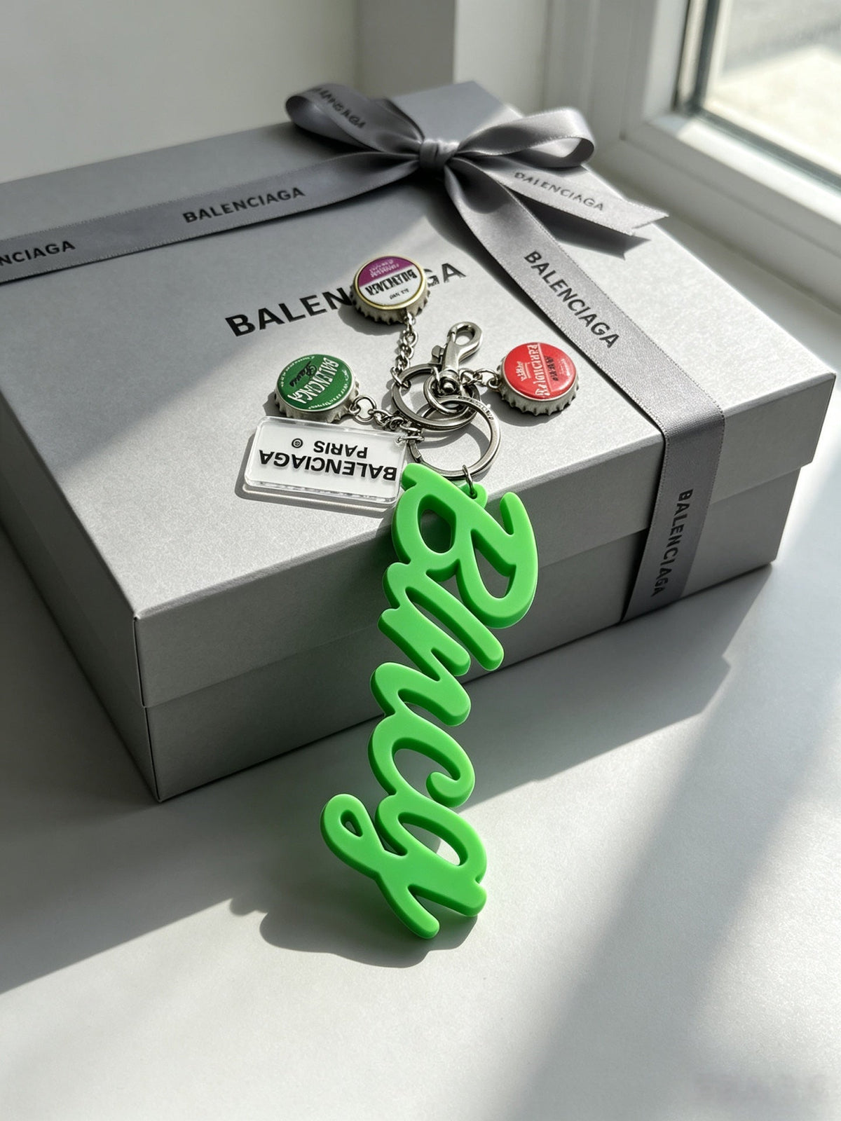 BALENCIAGA Bag Charm Keychain