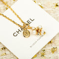 CHANEL Pearl Double-C Pendant Necklace