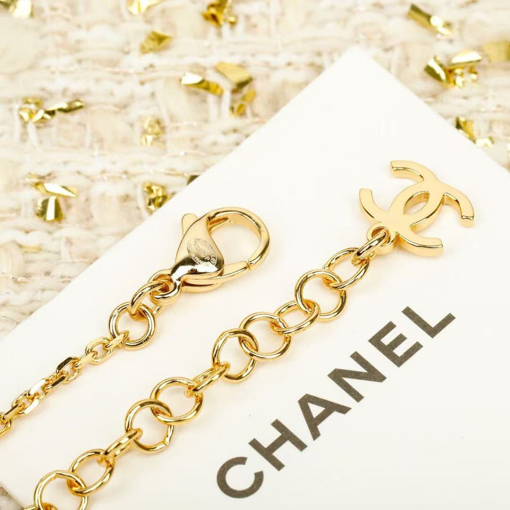 CHANEL Pearl Double-C Pendant Necklace