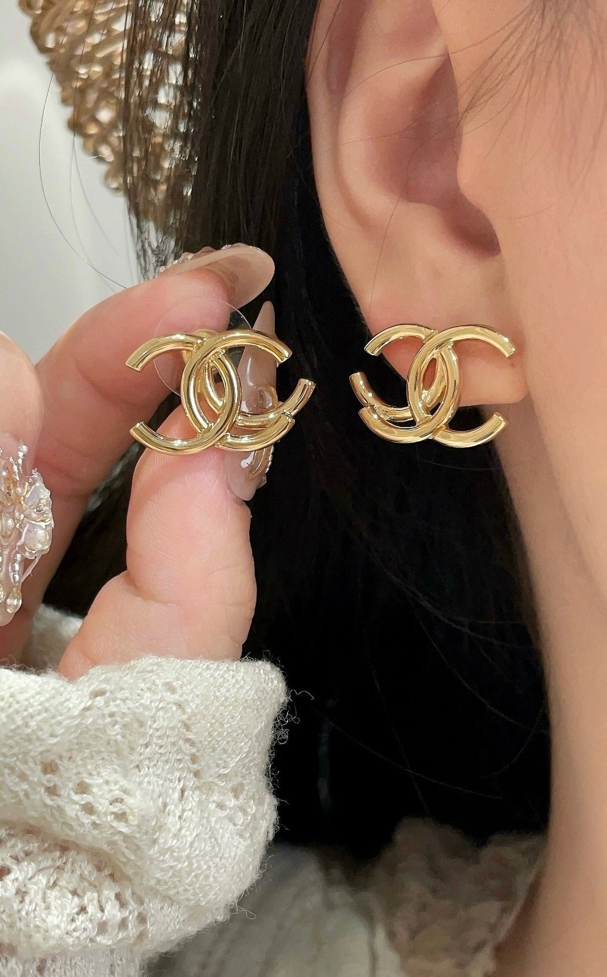 CHANEL Vintage Earrings