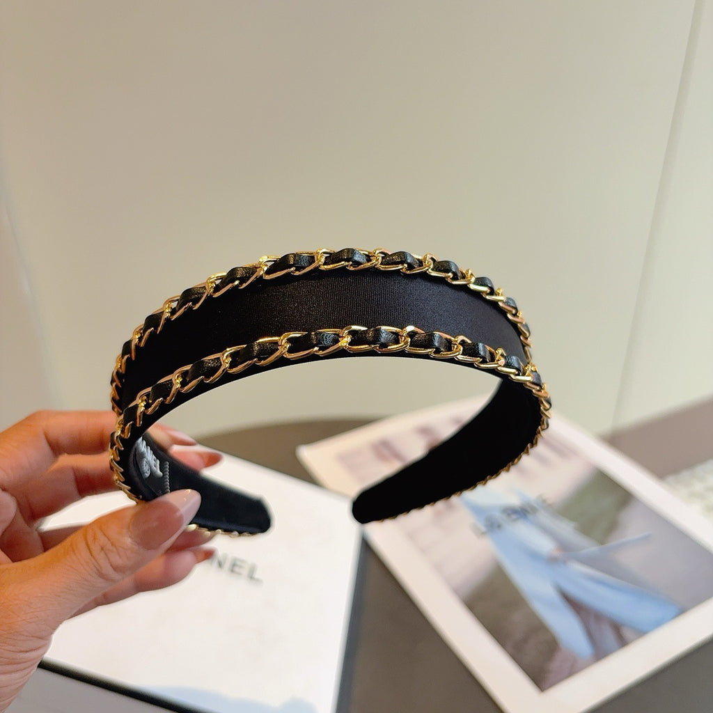CHANEL Chain Headband