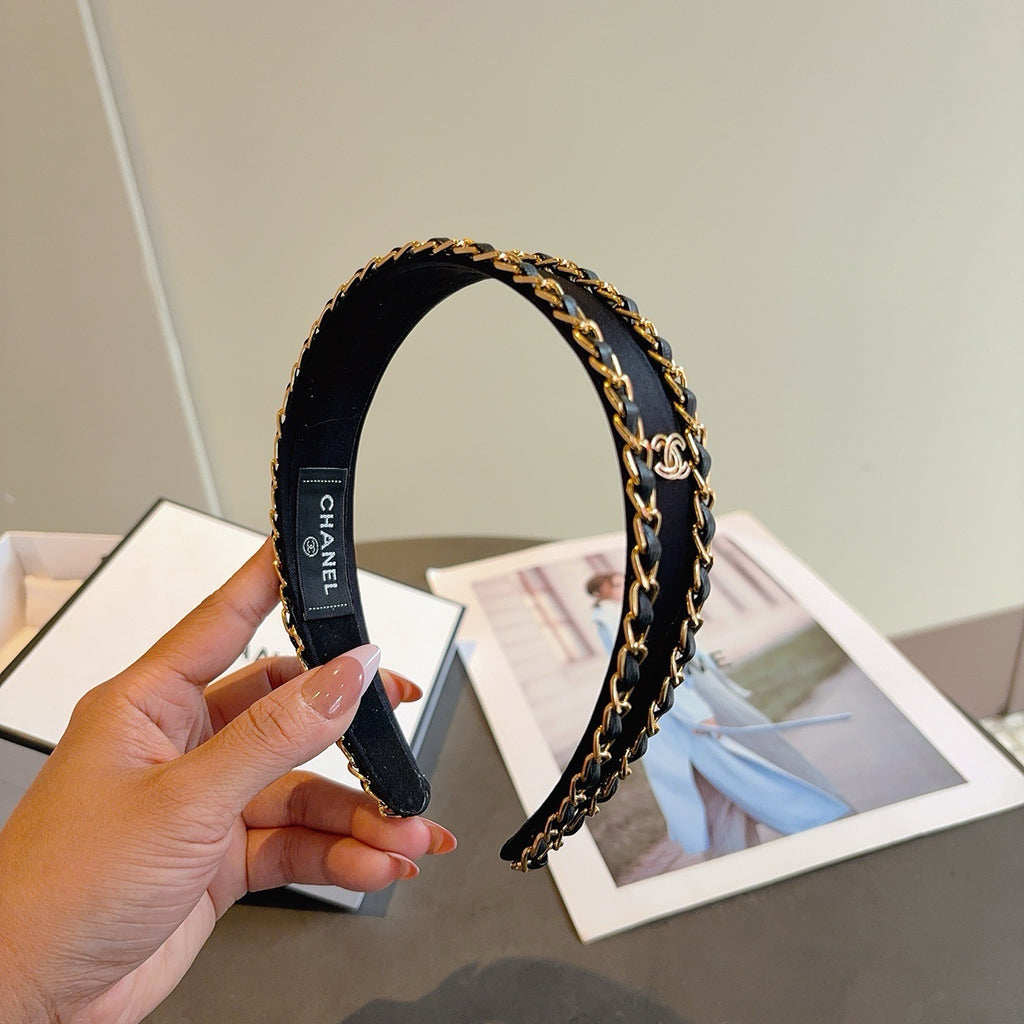 CHANEL Chain Headband