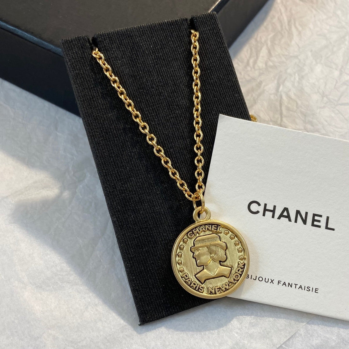 CHANEL Vintage Coin Necklace