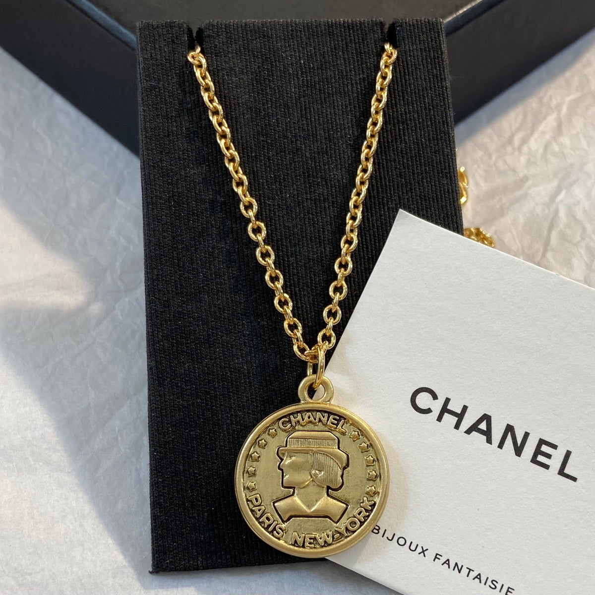 CHANEL Vintage Coin Necklace