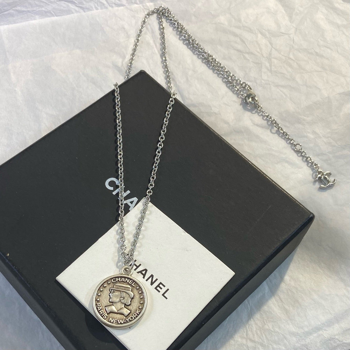 CHANEL Vintage Coin Necklace