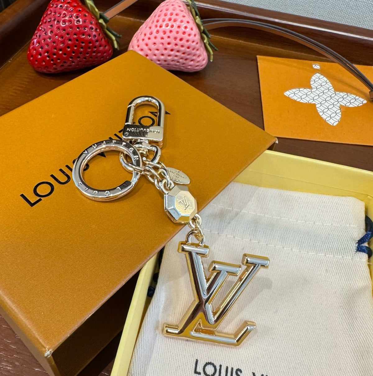 LOUIS VUITTON Bag Charm Keychain