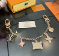 LOUIS VUITTON Canvas Cherry Blossom Bag Charm Keychain