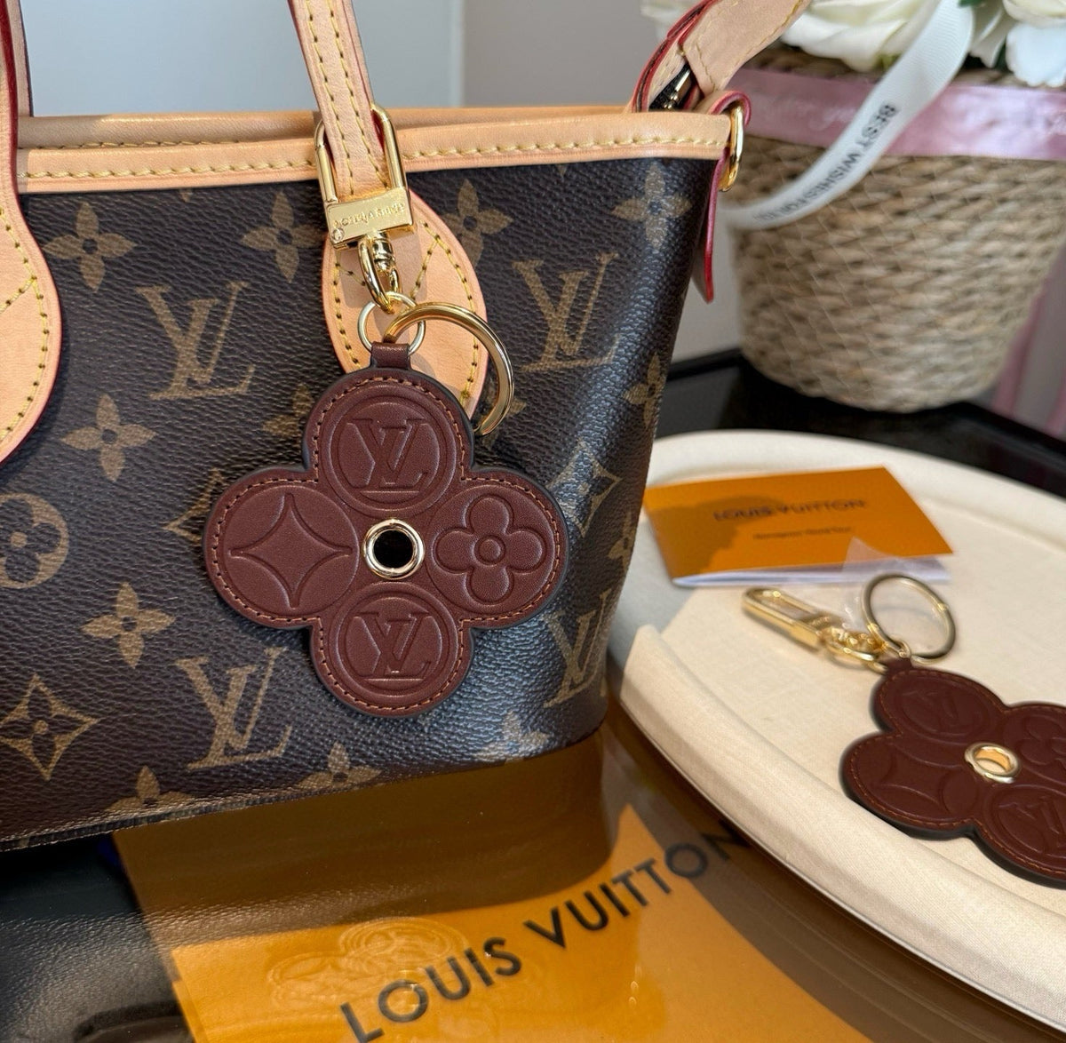 LOUIS VUITTON Bag Charm Keychain