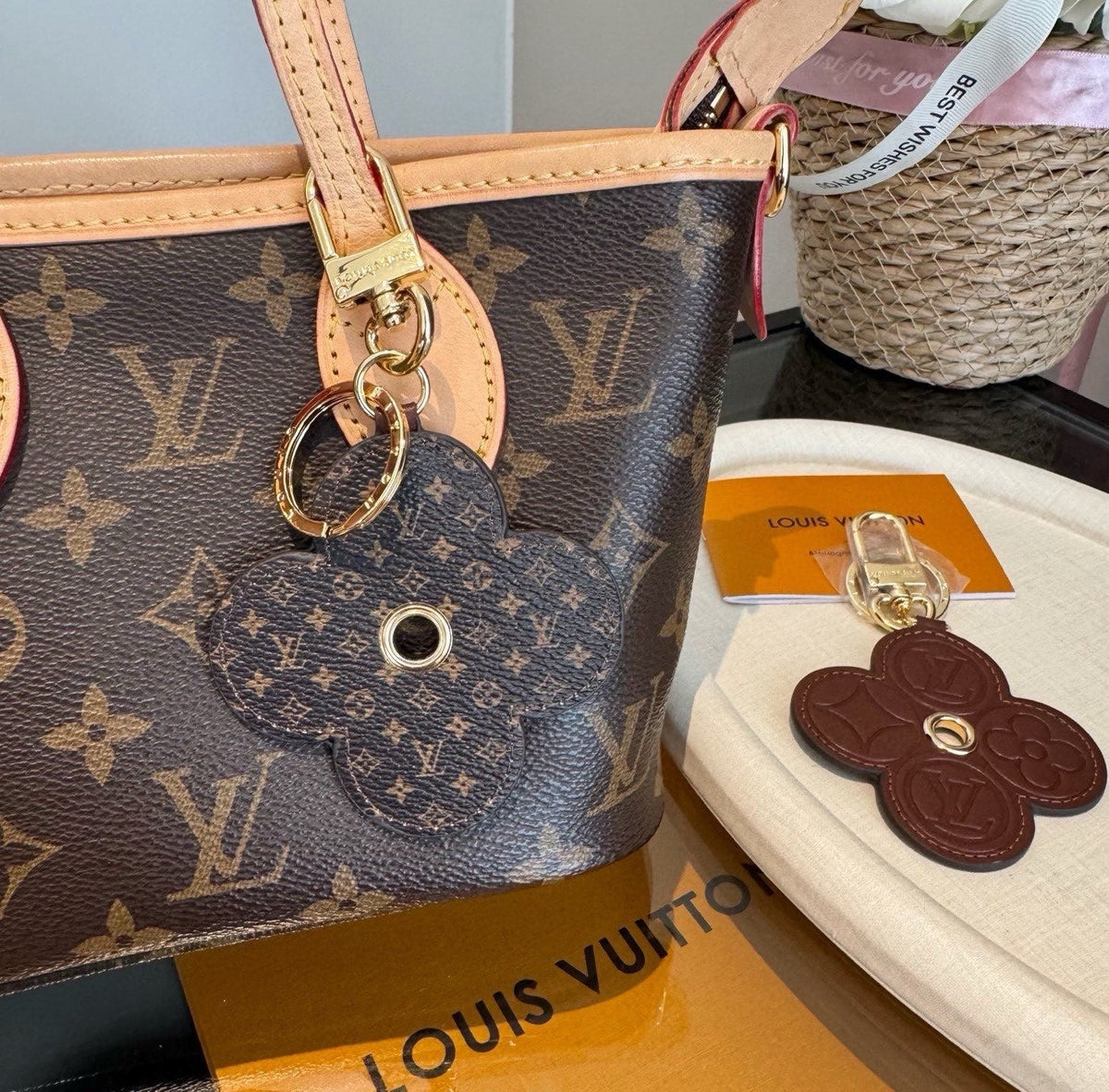 LOUIS VUITTON Bag Charm Keychain