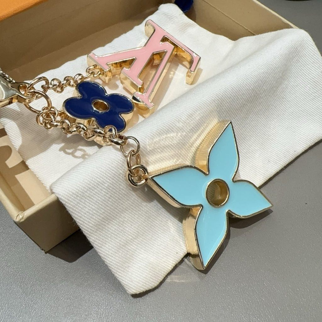 LOUIS VUITTON Canvas Bag Charm Keychain