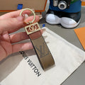 LOUIS VUITTON Canvas Metal Keychain