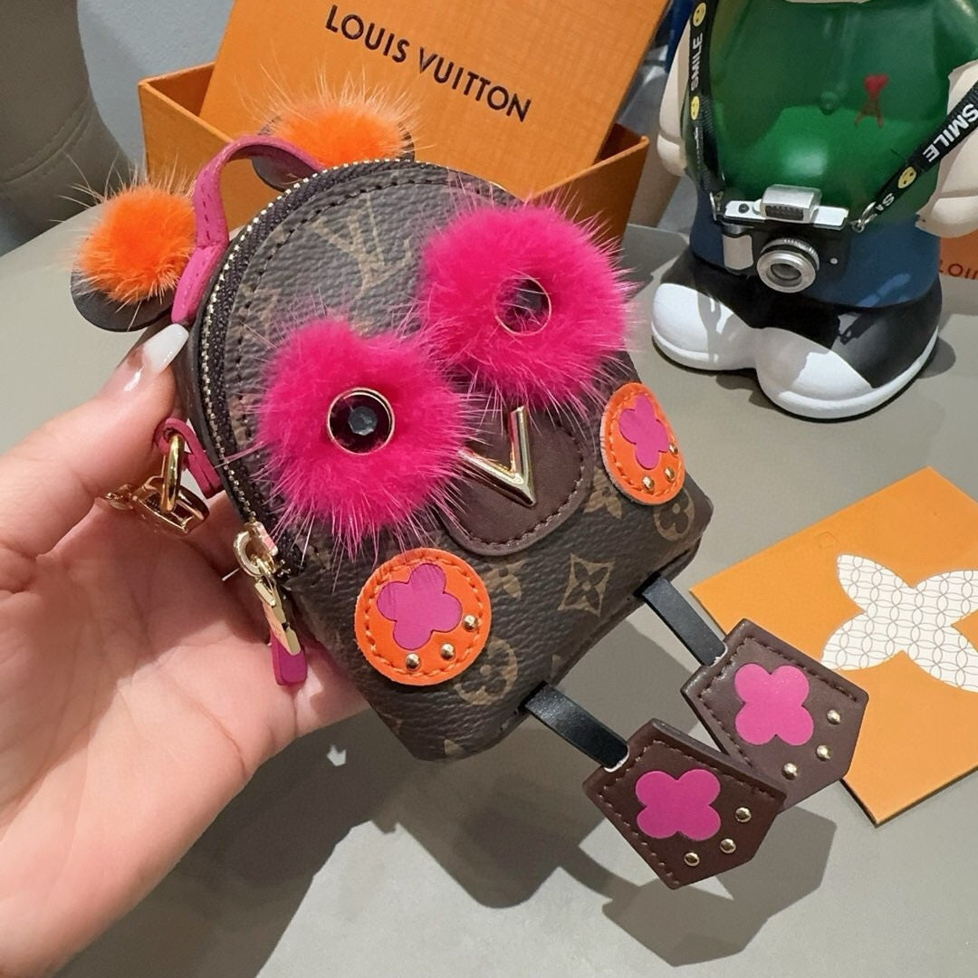 LOUIS VUITTON Logo Mini Bag Bag Charm