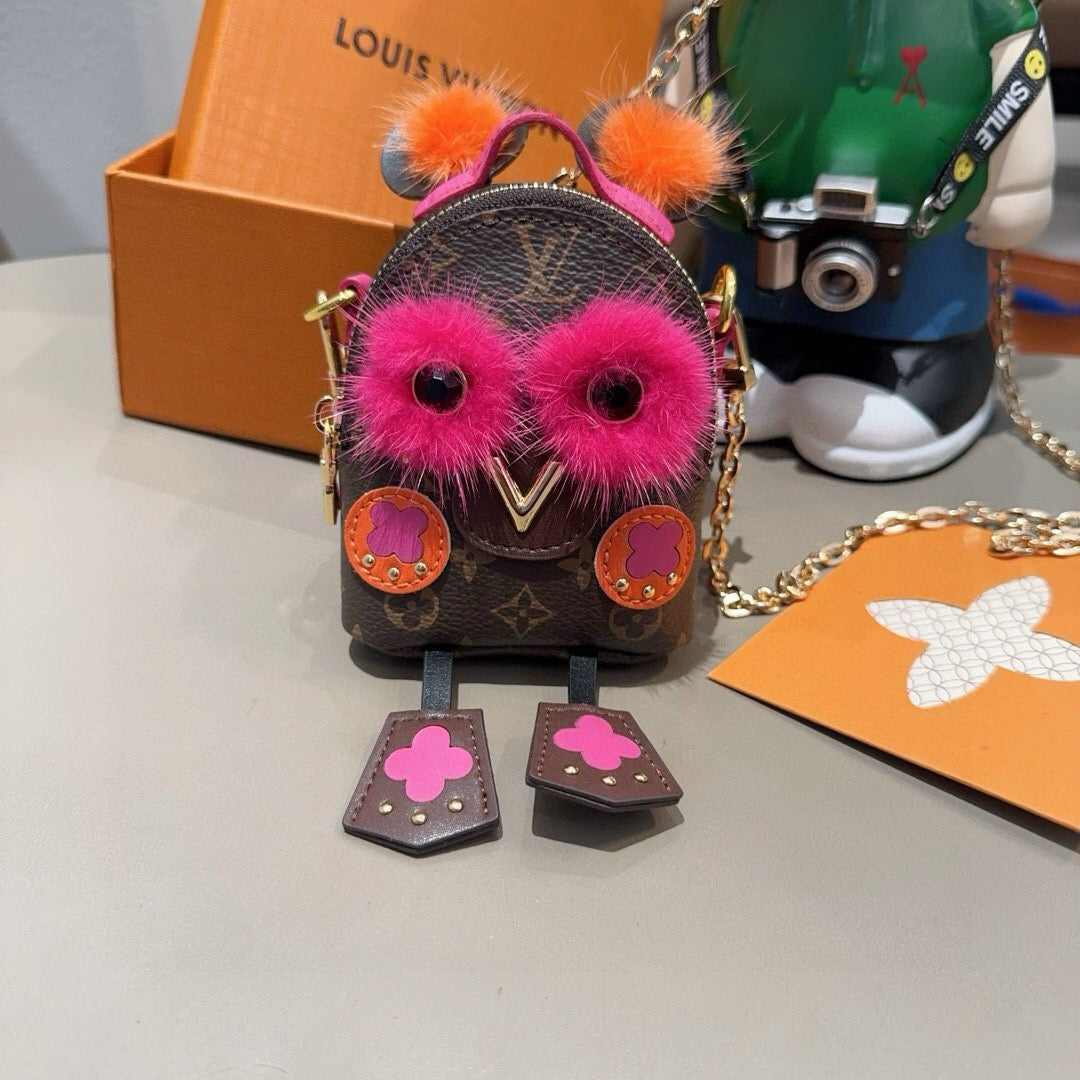 LOUIS VUITTON Logo Mini Bag Bag Charm
