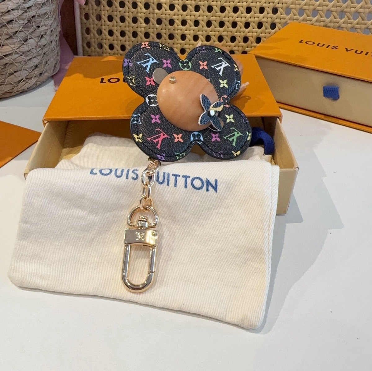 LOUIS VUITTON Bag Charm Keychain