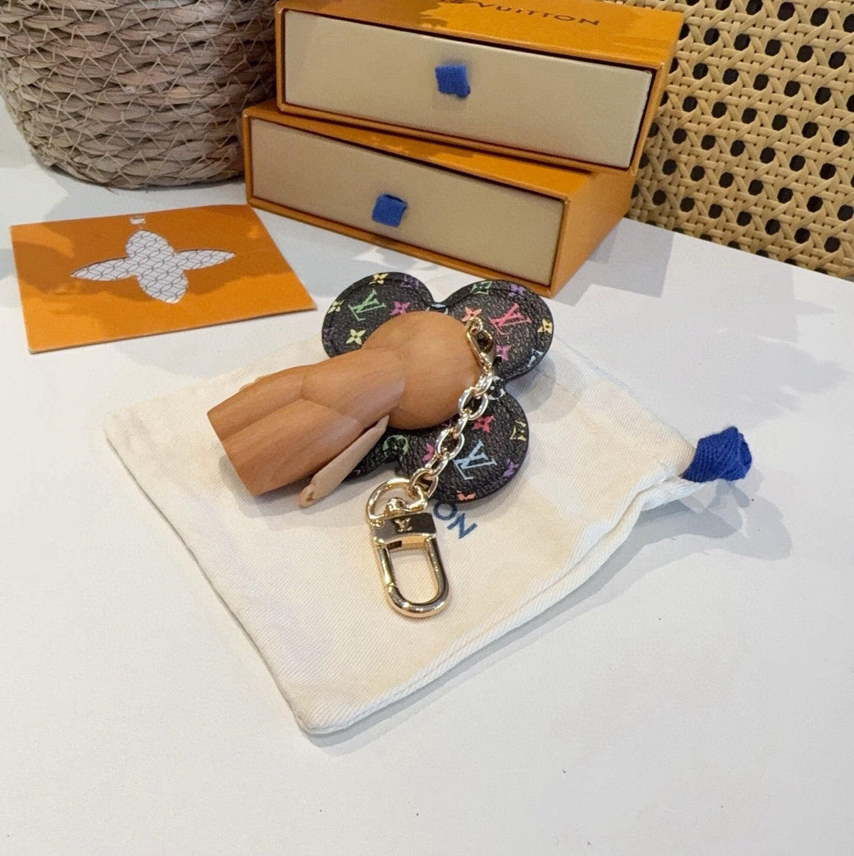 LOUIS VUITTON Bag Charm Keychain