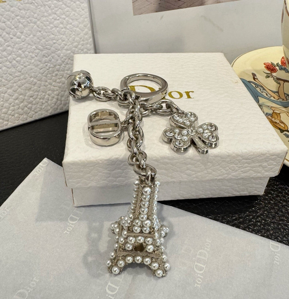 DIOR Bag Charm Keychain