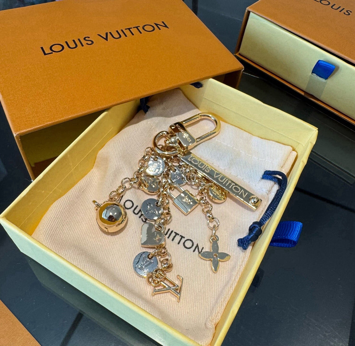 LOUIS VUITTON Bag Charm Keychain