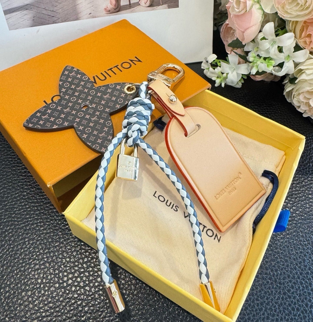 LOUIS VUITTON Bag Charm Keychain