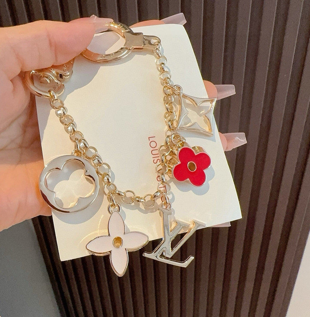 LOUIS VUITTON Canvas Bag Charm Keychain