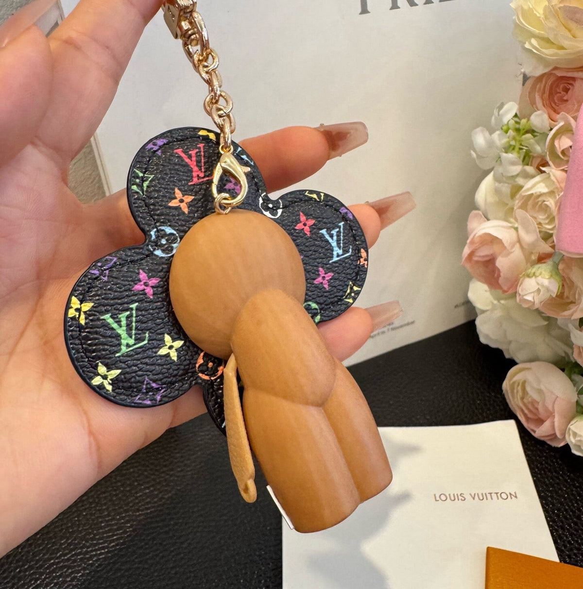 LOUIS VUITTON Bag Charm Keychain
