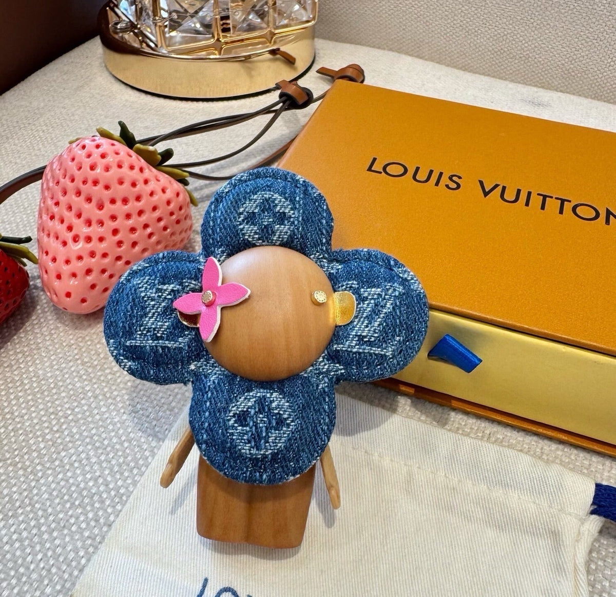 LOUIS VUITTON Bag Charm Keychain