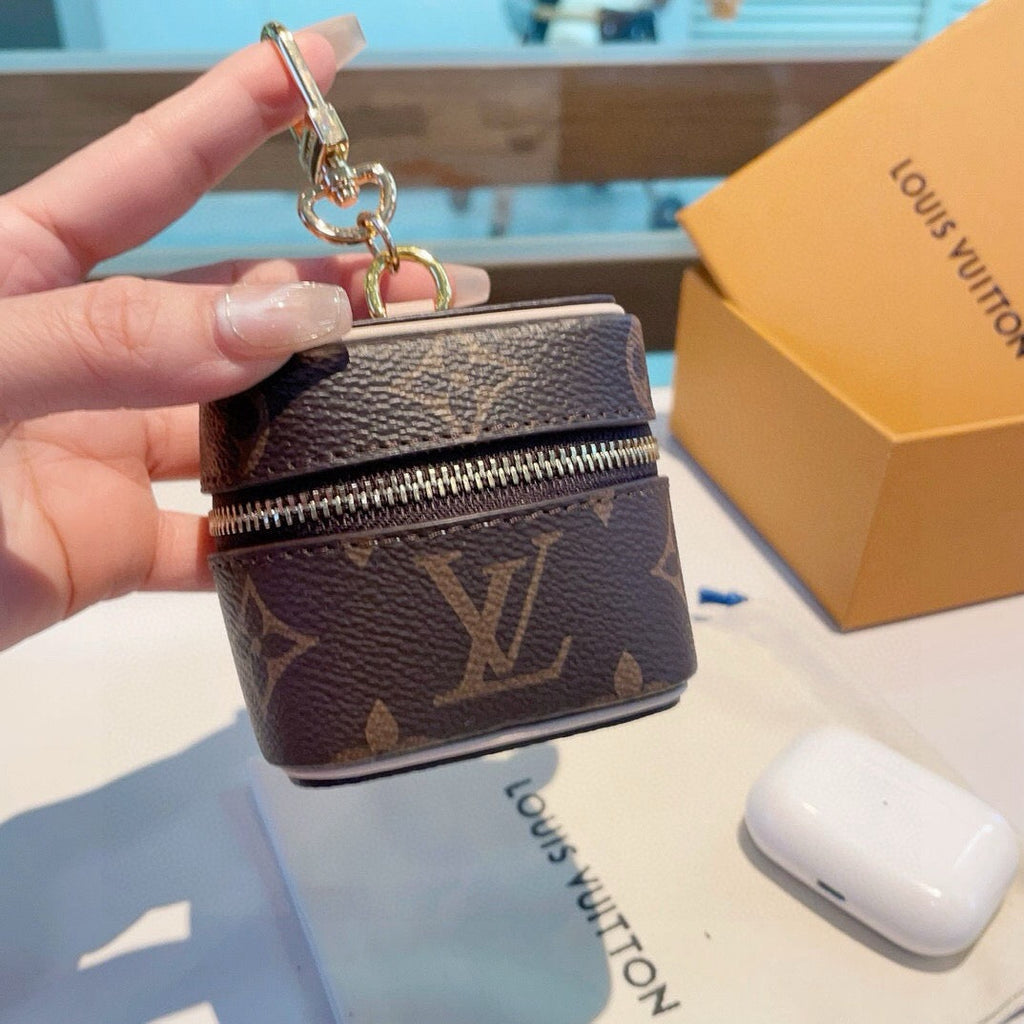 LOUIS VUITTON Canvas Logo Mini Bag Bag Charm