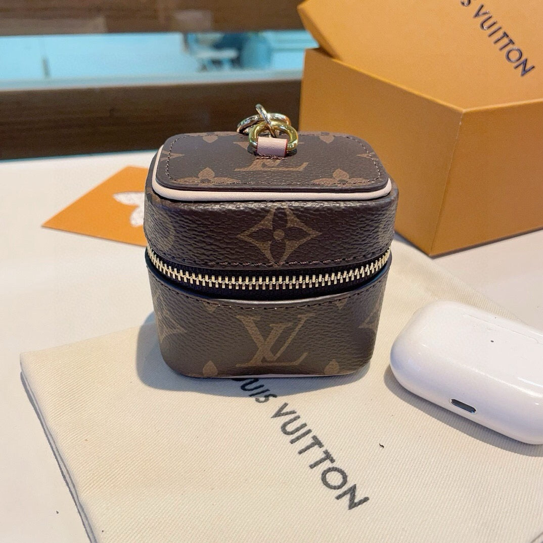 LOUIS VUITTON Canvas Logo Mini Bag Bag Charm