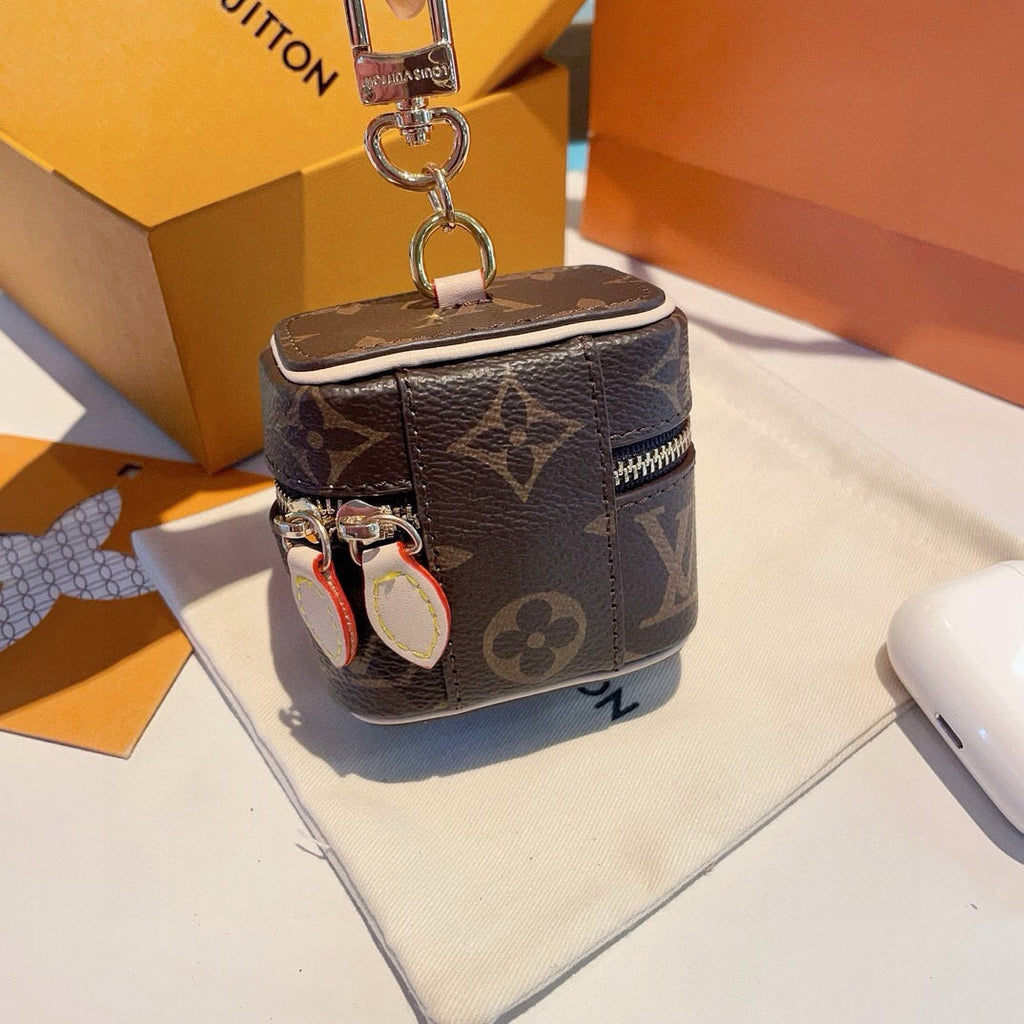 LOUIS VUITTON Canvas Logo Mini Bag Bag Charm