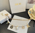 DIOR Pearl Bag Charm Keychain