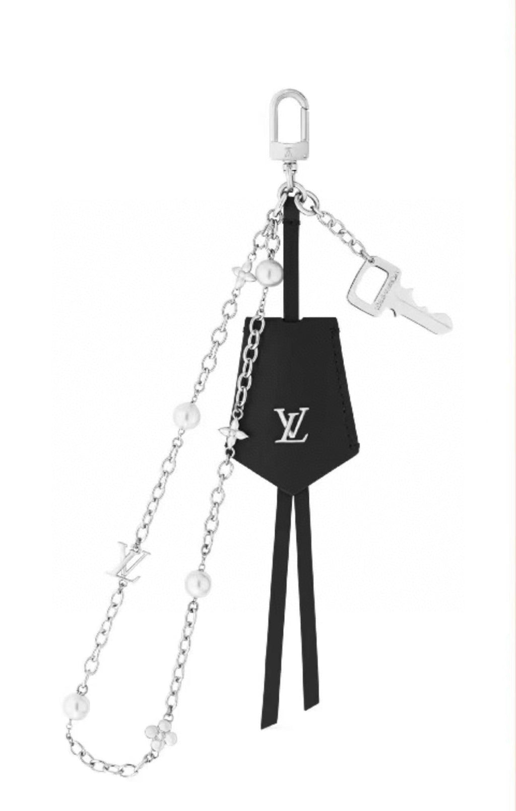 LOUIS VUITTON Logo Bag Charm Keychain