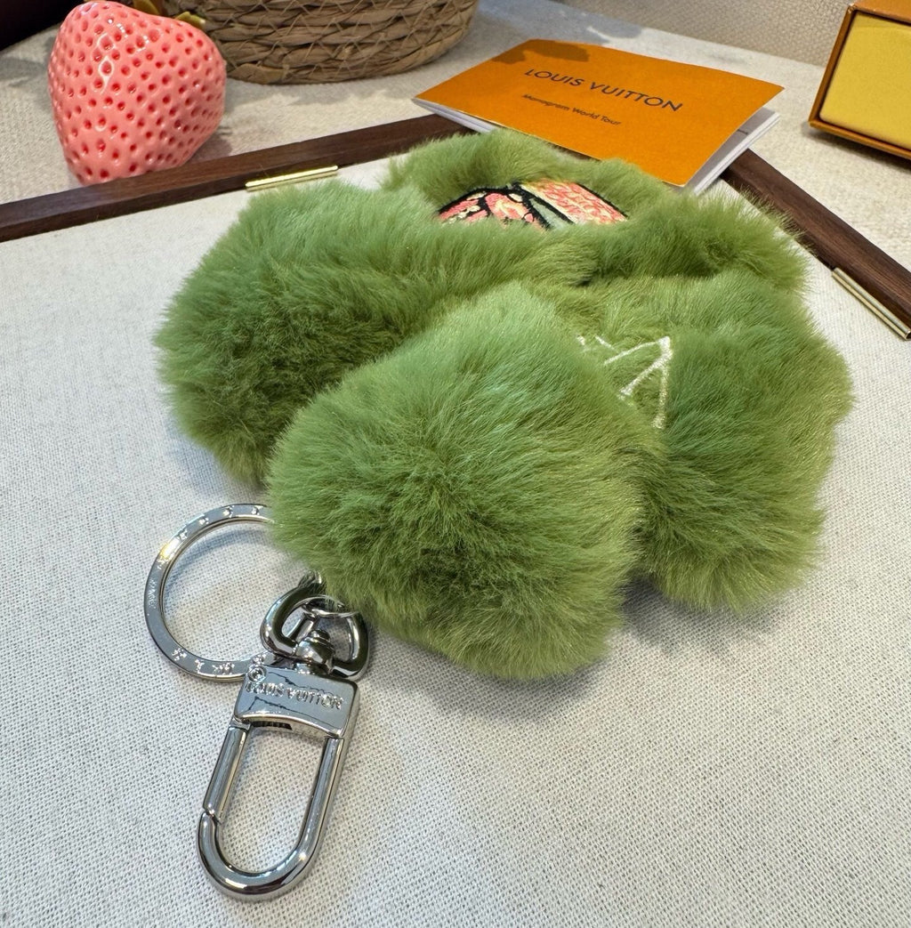 LOUIS VUITTON M03170 Logo Bag Charm Keychain