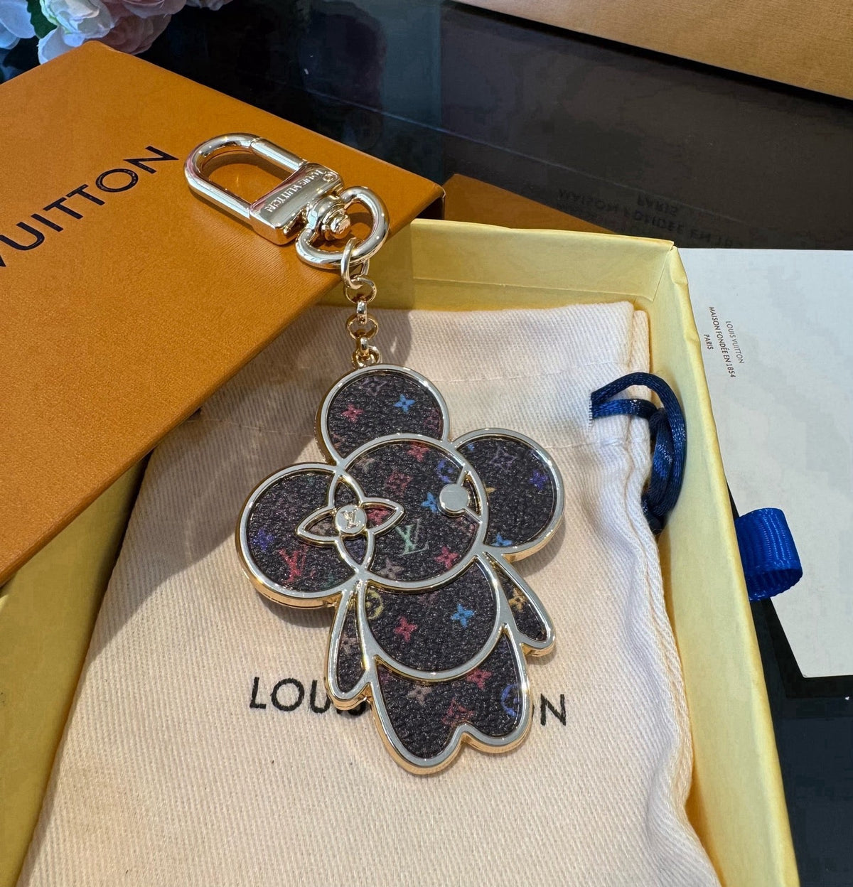 LOUIS VUITTON Bag Charm Keychain