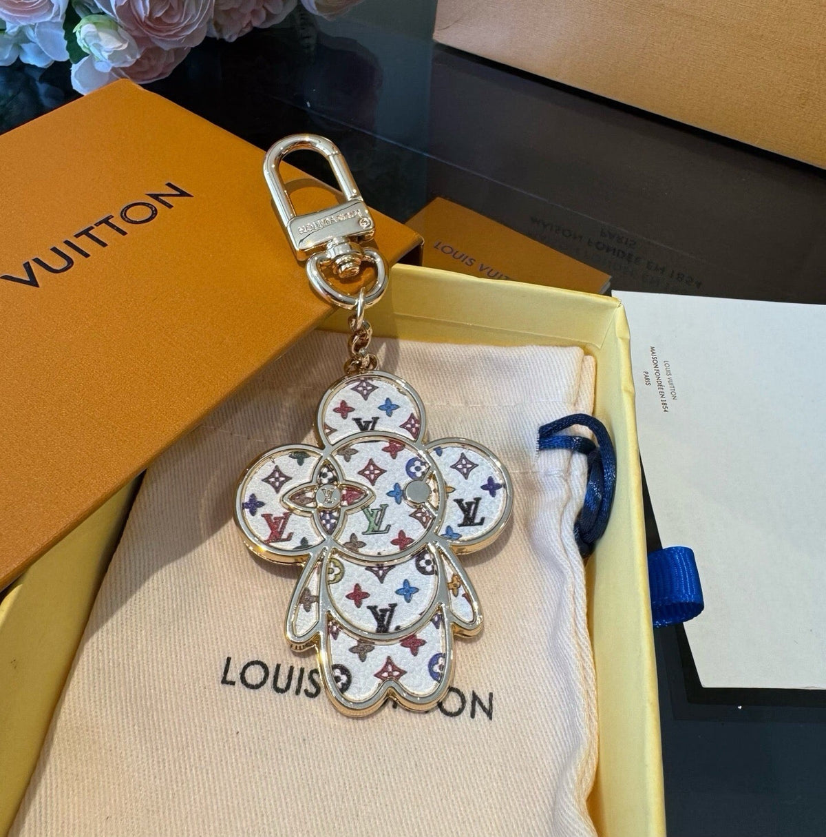 LOUIS VUITTON Bag Charm Keychain