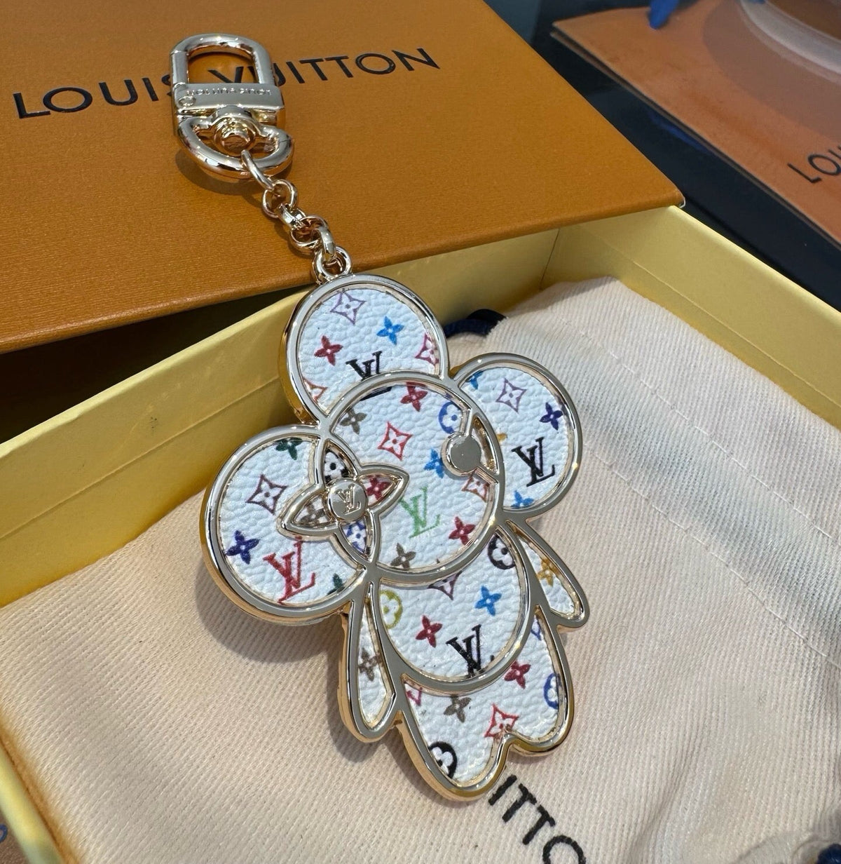 LOUIS VUITTON Bag Charm Keychain