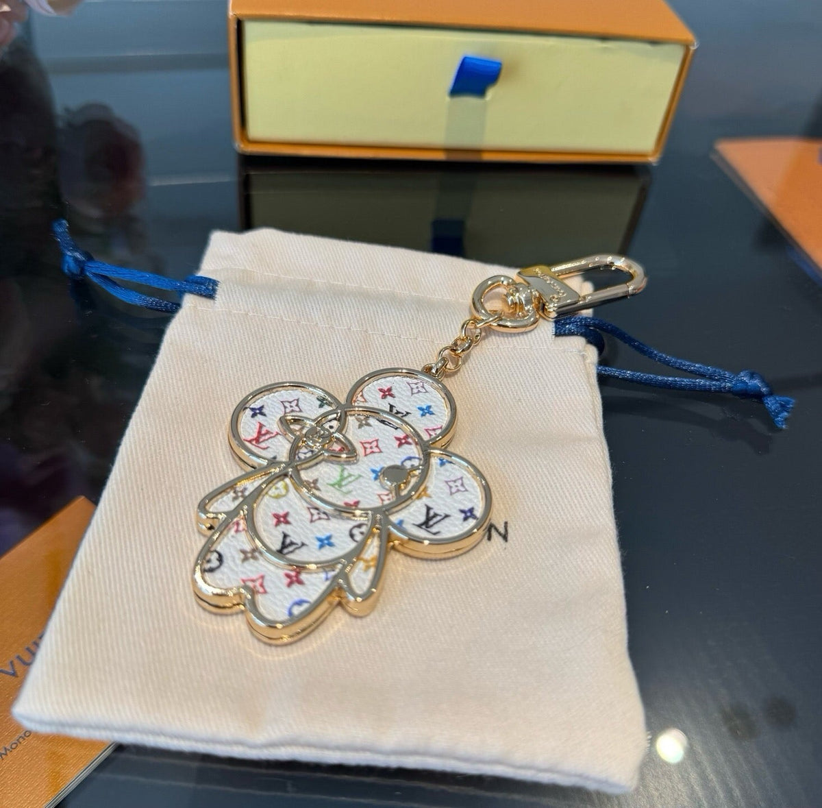 LOUIS VUITTON Bag Charm Keychain